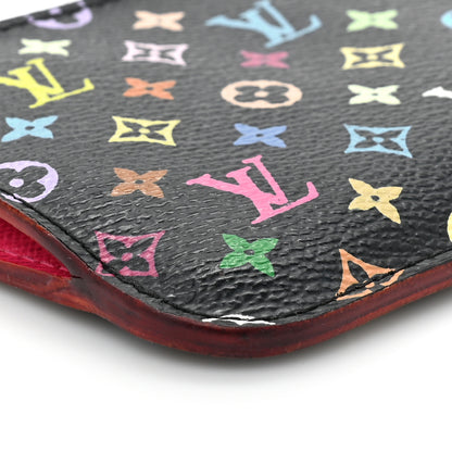 Louis Vuitton Monogram Multicolor Key Pouch Black Grenade 9 of 11