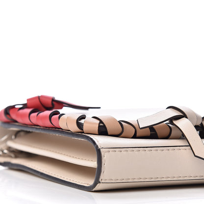 Fendi Vitello Liberty F is Fendi Whipstitch Bow Wallet On Chain Camelia Multicolor 8 of 11