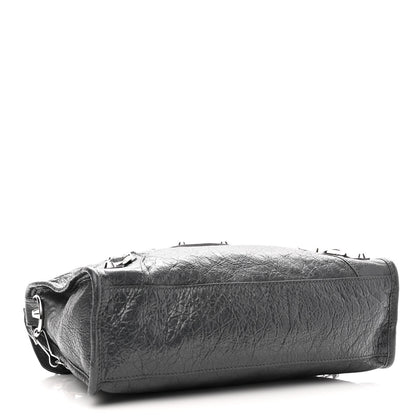 Balenciaga Agneau Classic Silver Hardware S City Gris Fossile 4 of 9