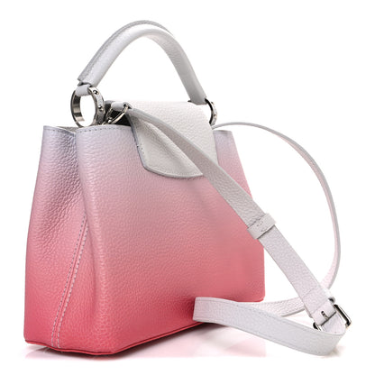 Louis Vuitton Taurillon Gradient Cloudy Capucines BB Corail 3 of 10