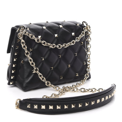 Valentino Garavani Nappa Small Candystud Crossbody Black 4 of 10