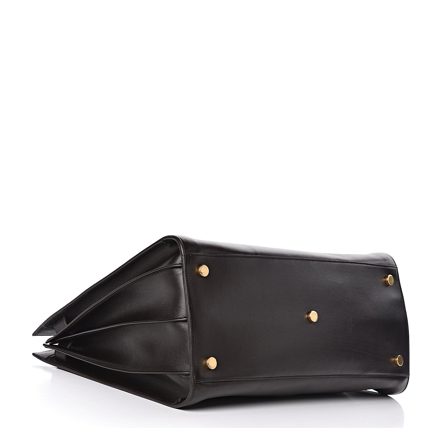 Saint Laurent Calfskin Large Sac De Jour Carryall Dark Brown 4 of 9
