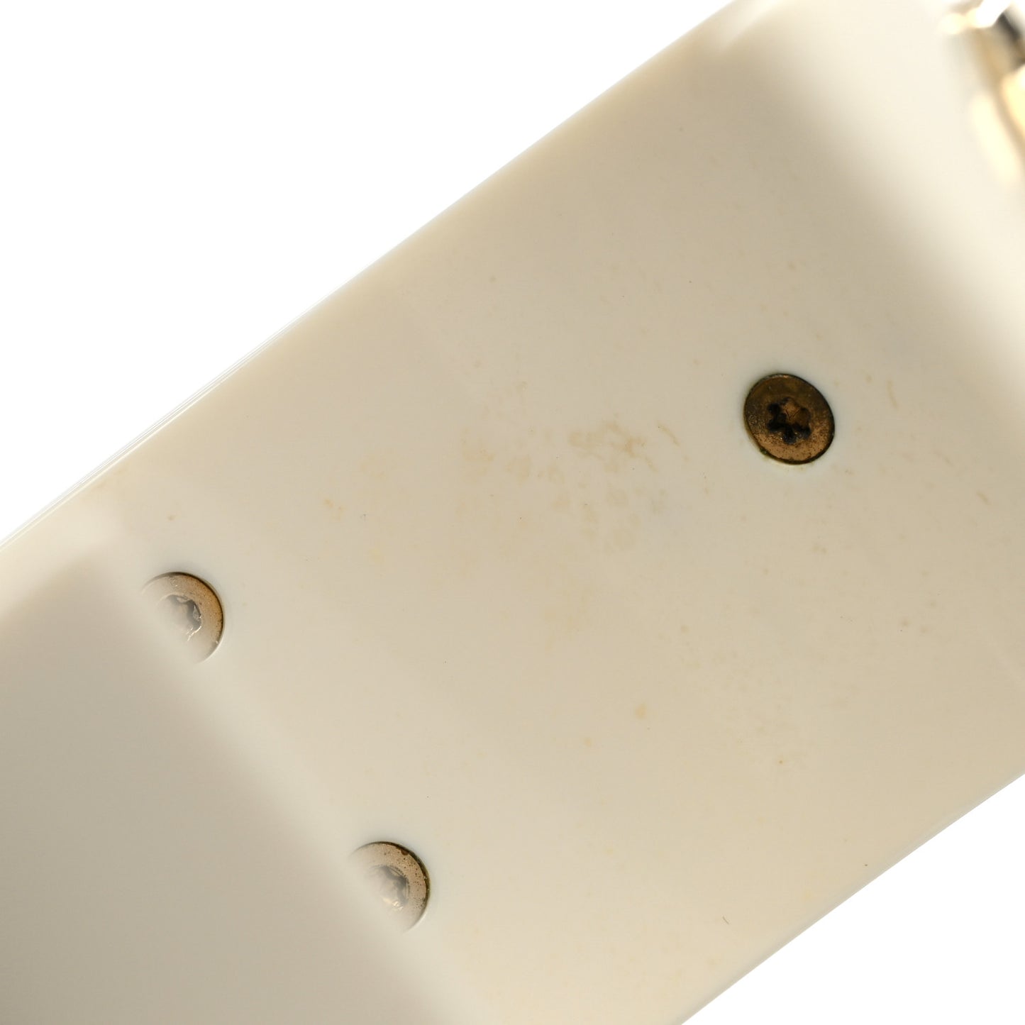 Resin Metal Cuff White
