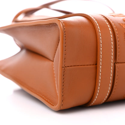 Chloe Calfskin Small Woody Tote Caramel 7 of 8