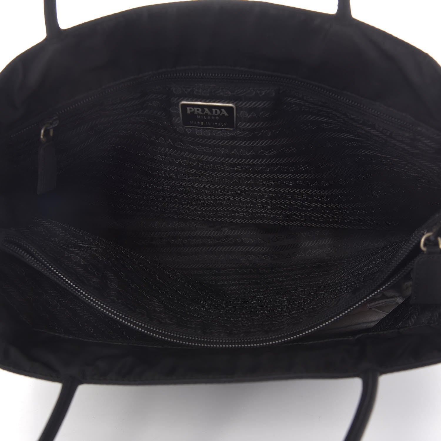 Prada Tessuto Nylon Tote Black 5 of 13