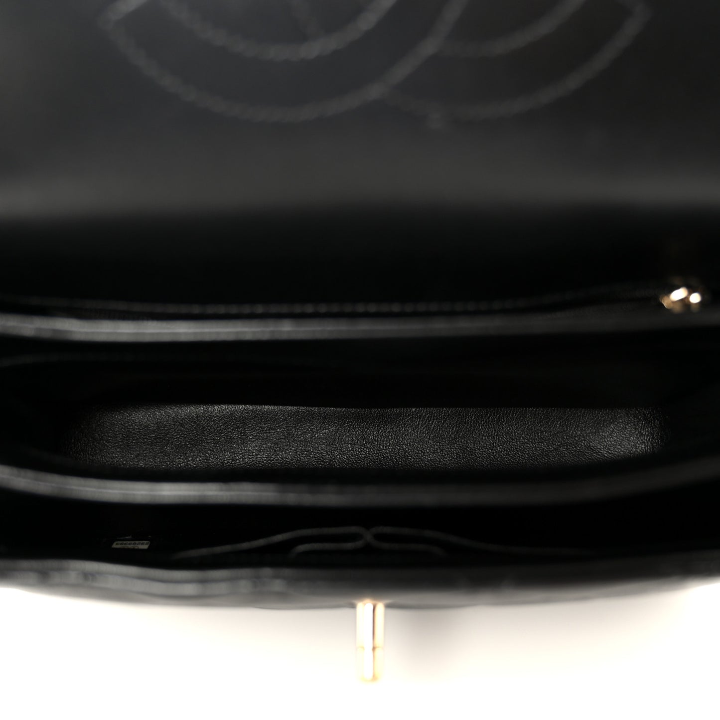 Lambskin Quilted Small Trendy CC Dual Handle Flap Bag Black