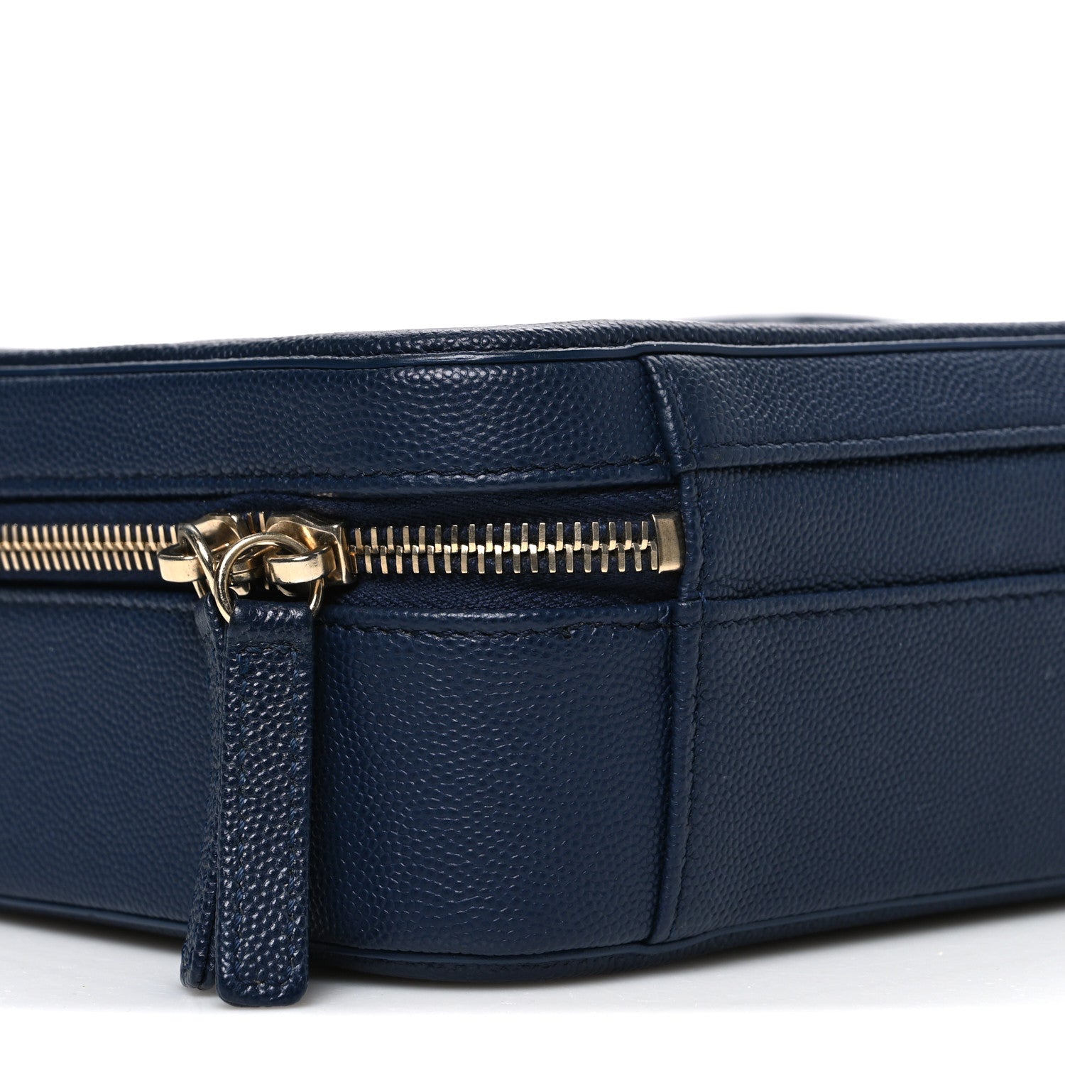 Chanel Caviar Quilted Medium CC Filigree Vanity Case Navy 9 of 10