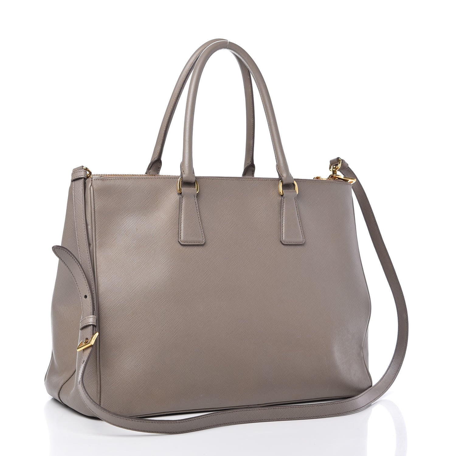 Prada Saffiano Large Galleria Double Zip Tote Argilla 3 of 11