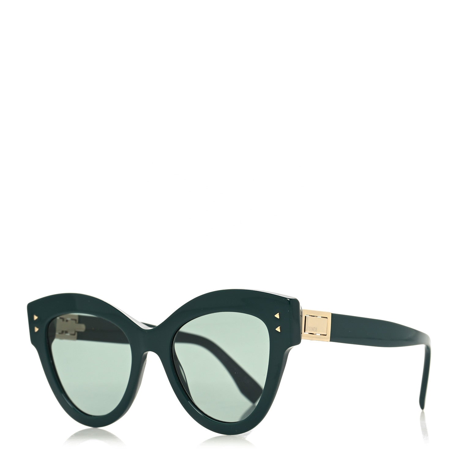Fendi Acetate Peekaboo Sunglasses FF 0266/S Tortoise 1 of 8