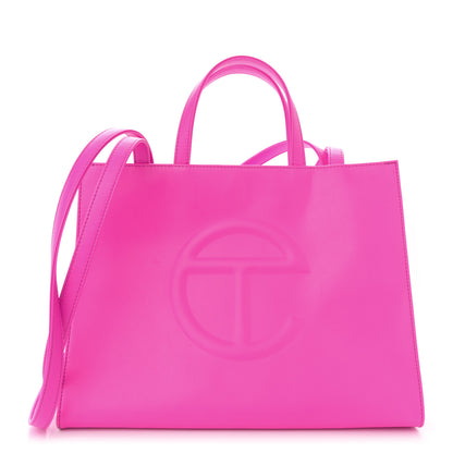 Telfar Vegan Leather Medium Shopping Bag Azalea 1 of 12