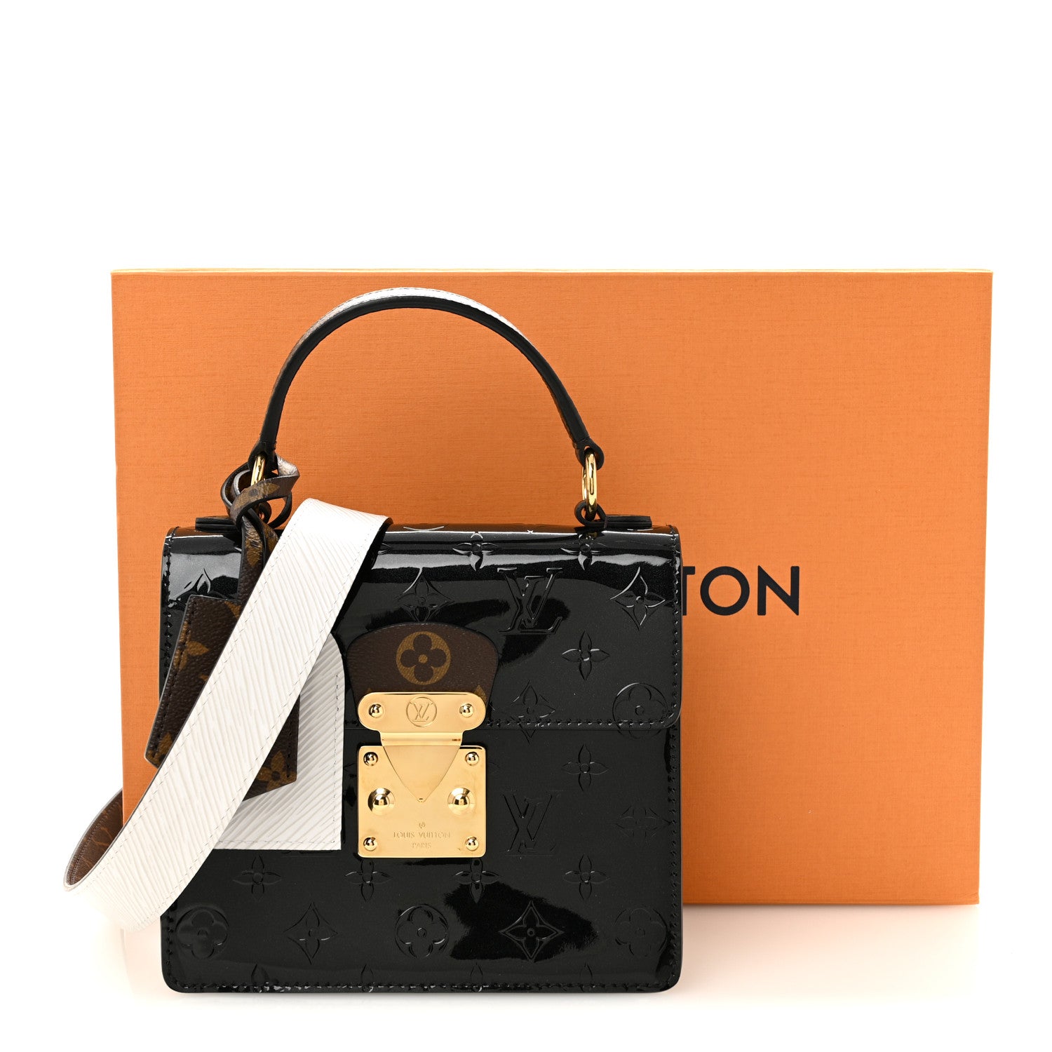 Louis Vuitton Vernis Epi Monogram Spring Street Black 10 of 10