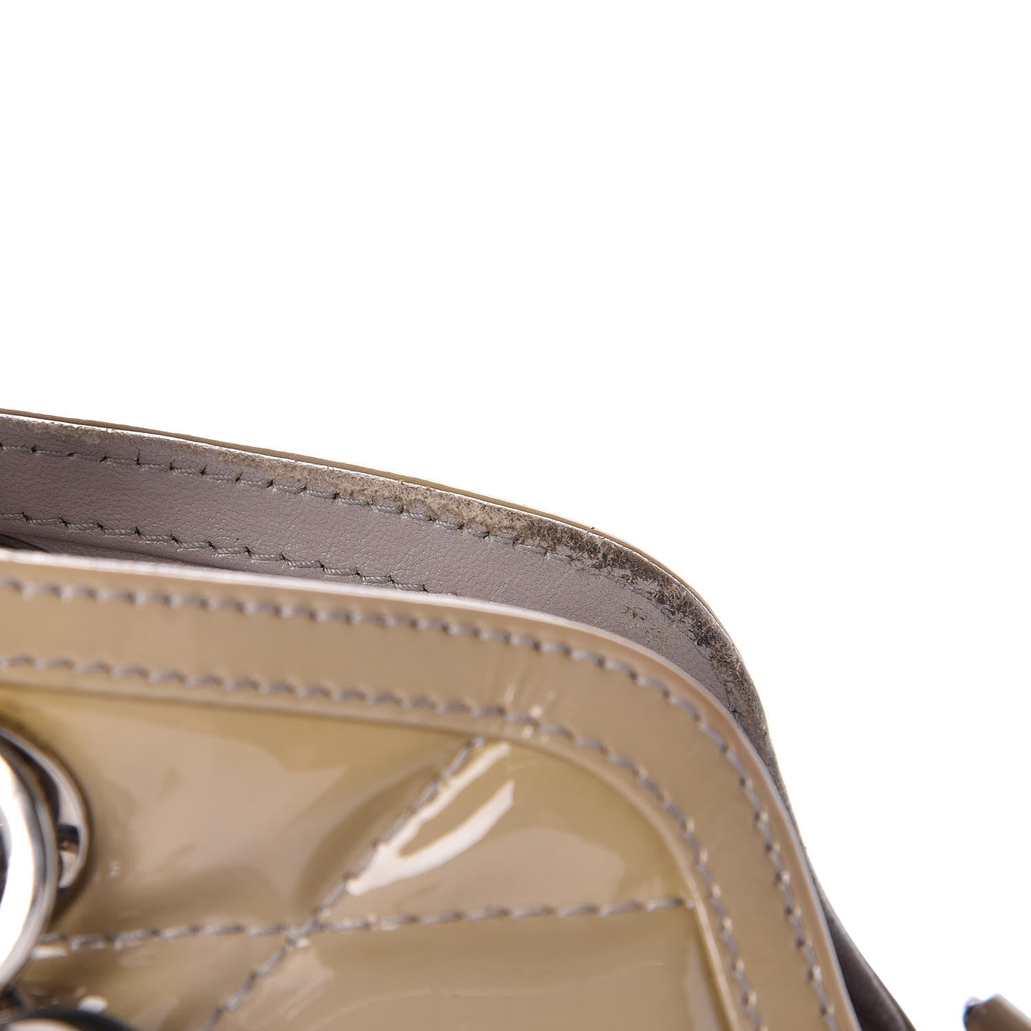 Christian Dior Patent Cannage Medium Granville Tote Beige 11 of 29