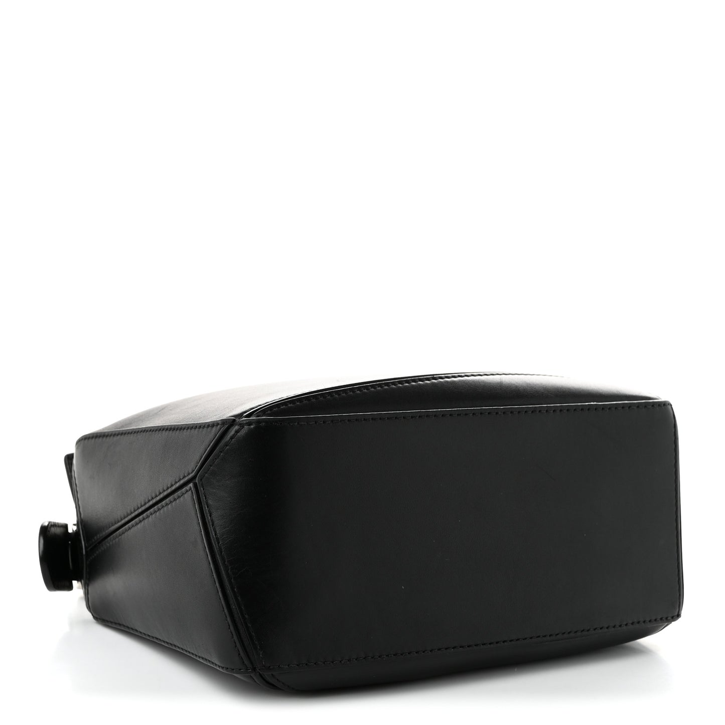 Calfskin Small Puzzle Bag Black