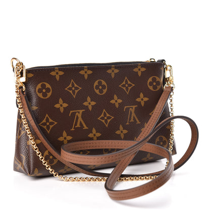 Louis Vuitton Monogram Pallas Clutch Black 3 of 11