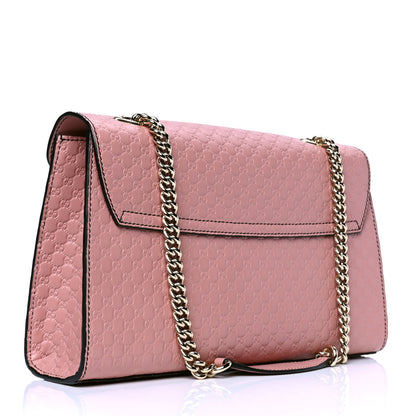 Gucci Microguccissima Medium Emily Chain Shoulder Bag Soft Pink 2 of 5