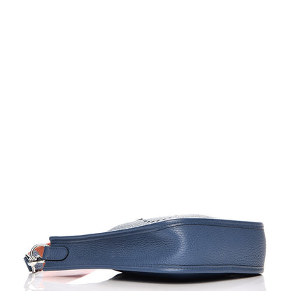 Hermes Taurillon Clemence Amazone Evelyne TPM Bleu Agate Cuivre 4 of 9