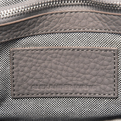 Alexander Wang Pebbled Lambskin Rockie Gray Rhodium Hardware 6 of 8