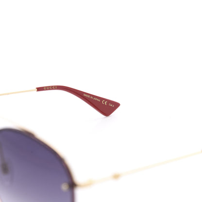 Gucci Glitter Aviator Sunglasses GG0351S Red 6 of 8