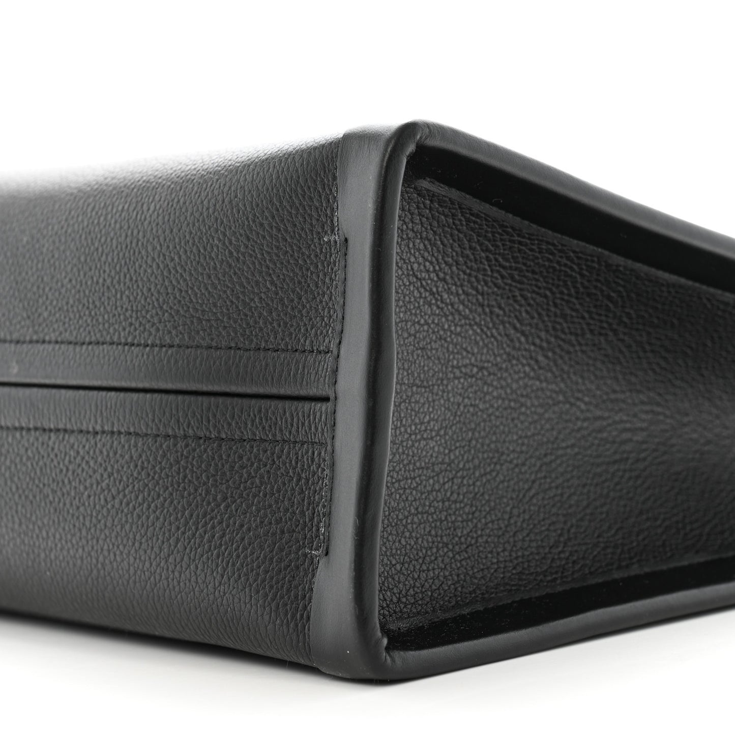 Calfskin Empire Small By My Side Tote Black
