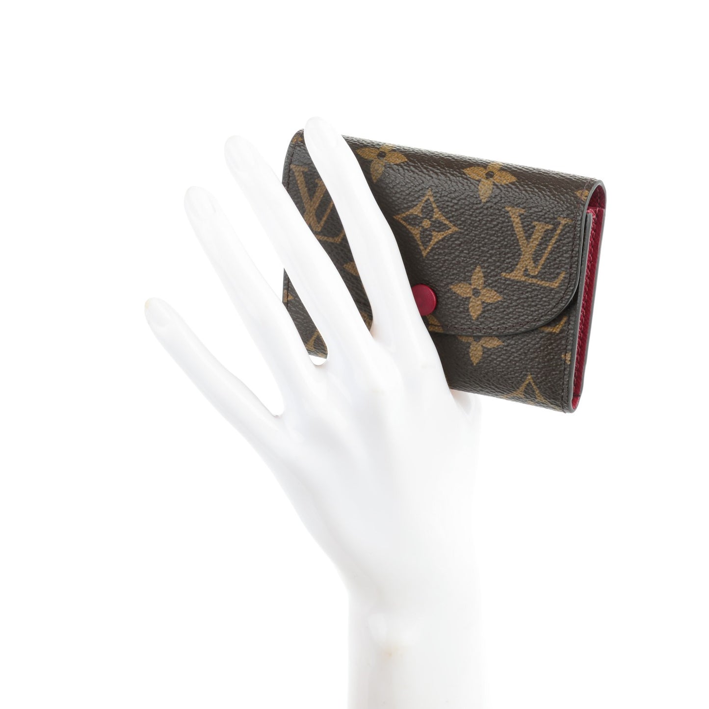 Monogram Rosalie Coin Purse Fuchsia