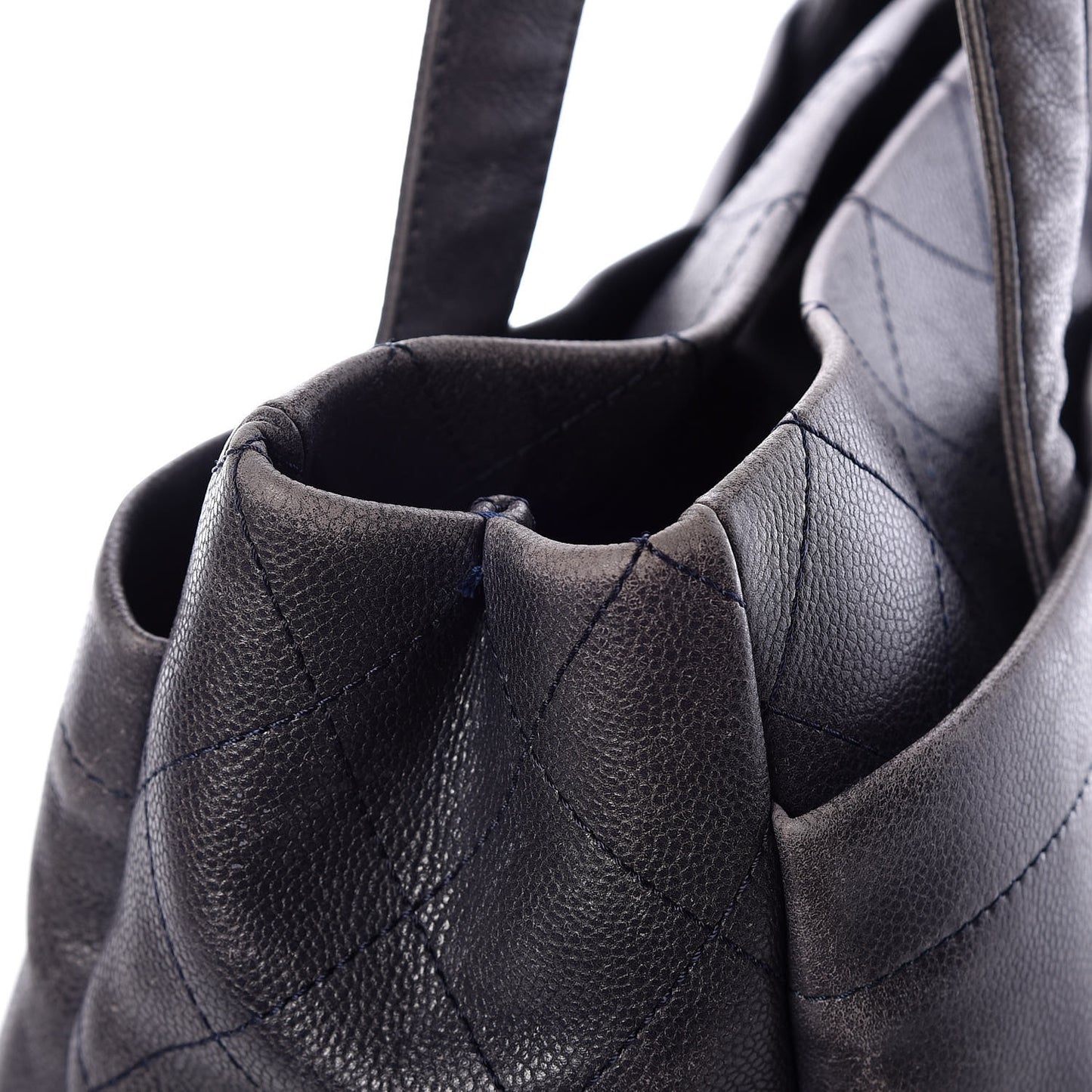 Caviar Executive Cerf Shopper Tote Navy