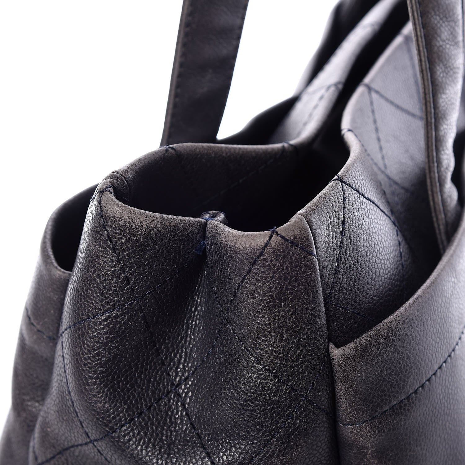 Chanel Caviar Executive Cerf Shopper Tote Navy 16 of 20