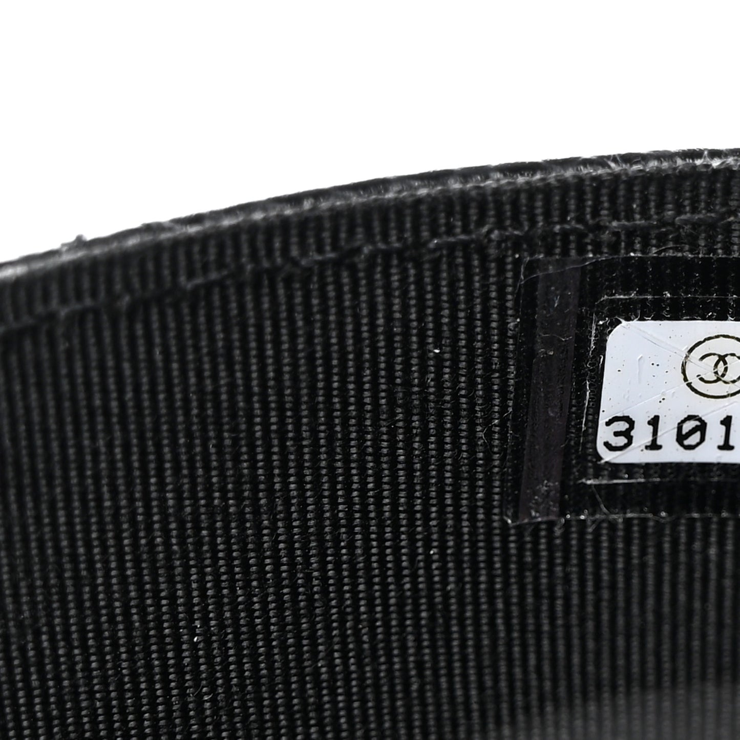 Caviar Quilted Flap Card Holder Wallet Black