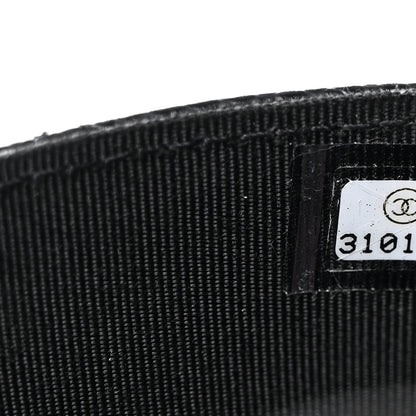 Chanel Caviar Quilted Flap Card Holder Wallet Black 8 of 12