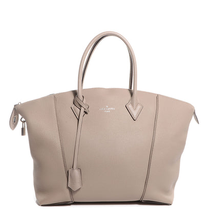 Louis Vuitton Veau Cachemire Soft Lockit MM Galet 1 of 8