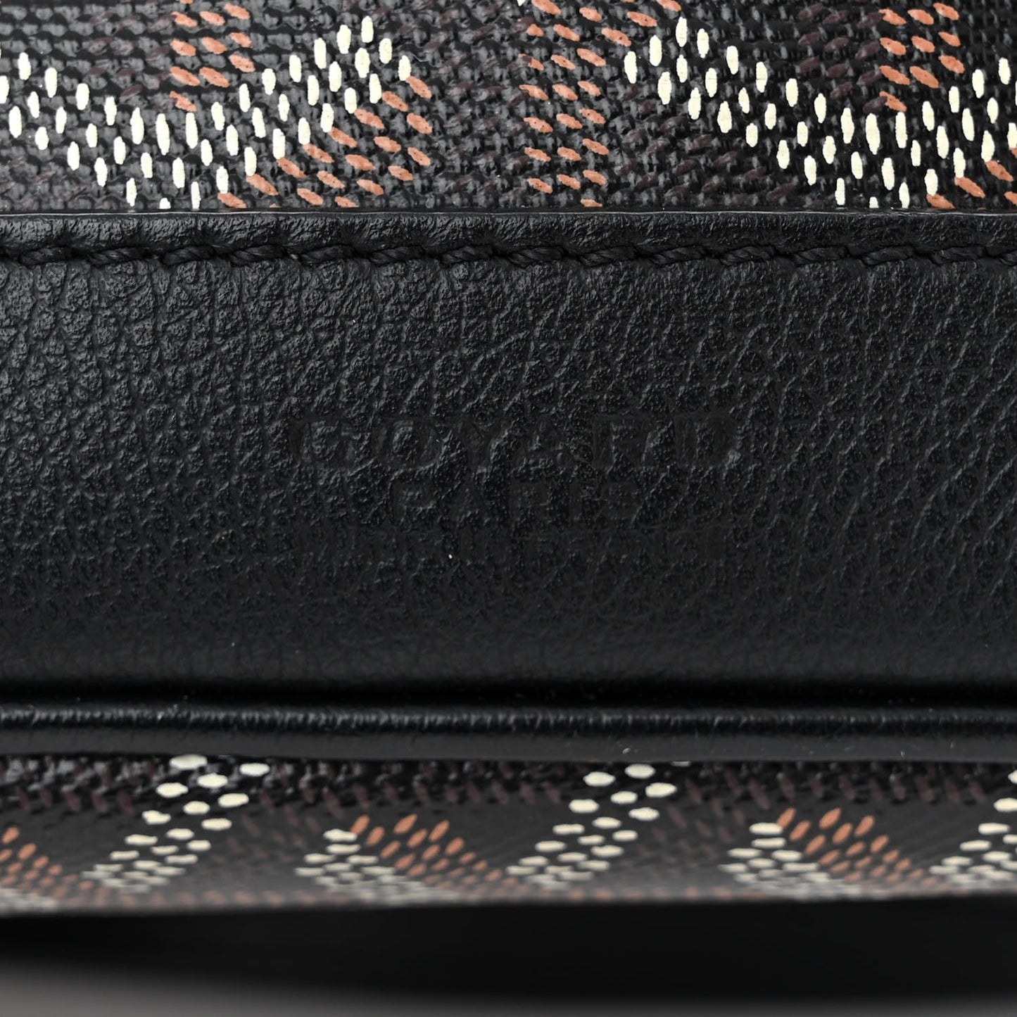 Goyardine Petit Flot Bucket Bag PM Black