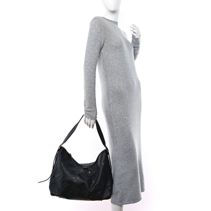 Louis Vuitton Empreinte Monogram Giant Carryall MM Black 2 of 12