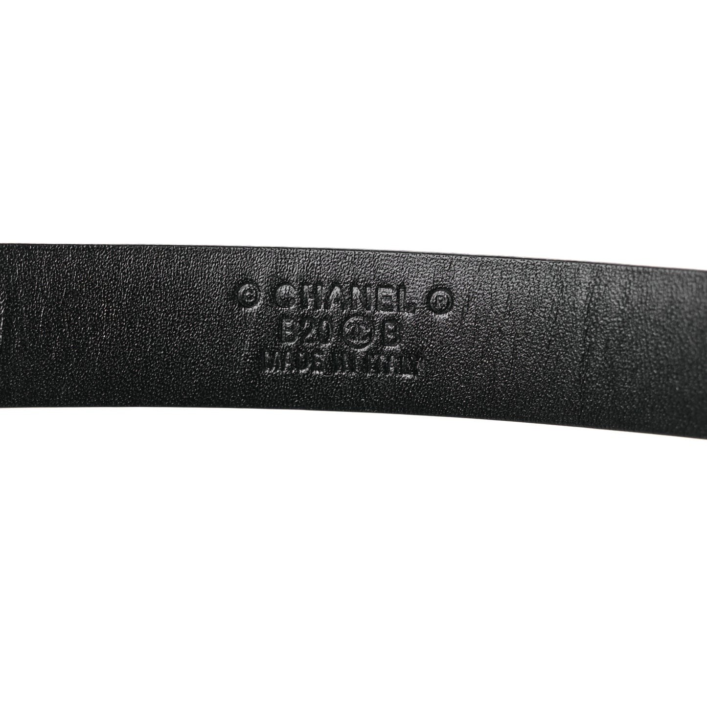 Calfskin Pearl Belt 80 32 Black