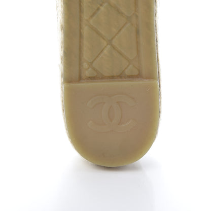 Chanel Lambskin CC Espadrilles 39 White 8 of 11