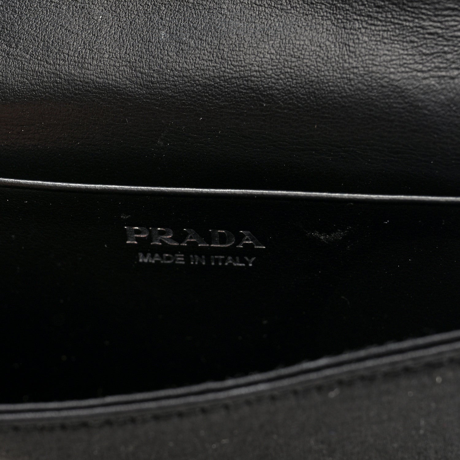 Prada Satin Crystal Metal Triangle Logo Card Holder With Strap Cristal Cristal 6 of 9