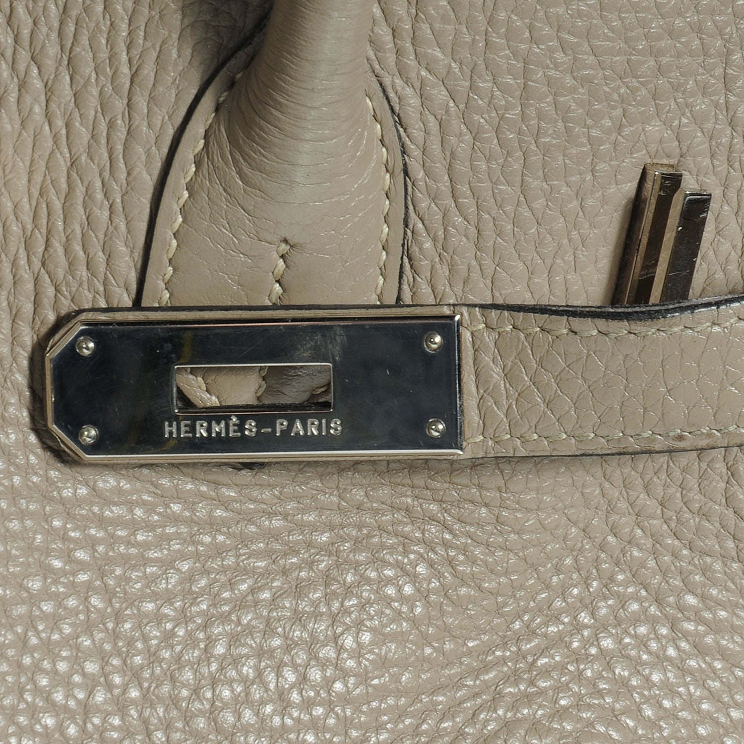 Hermes Taurillon Clemence Birkin 35 Gris Tourterelle 7 of 14