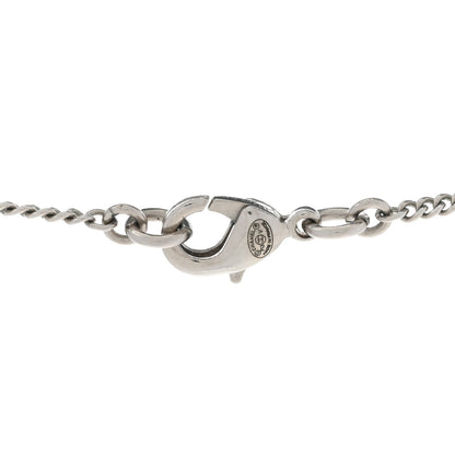 Chanel Crystal Timeless CC Necklace Silver 5 of 6