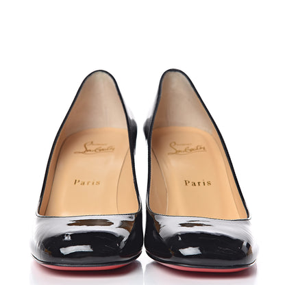 Christian Louboutin Patent Cadrilla 70 Pumps 37 Black 2 of 8