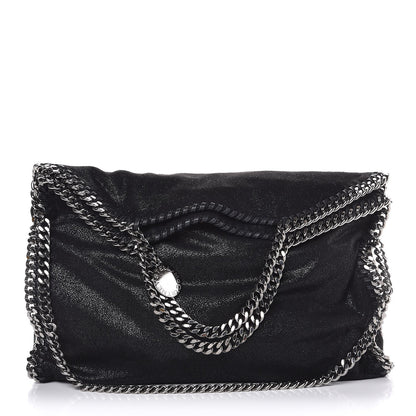 Stella McCartney Shaggy Deer Falabella Fold Over Tote Black 1 of 7