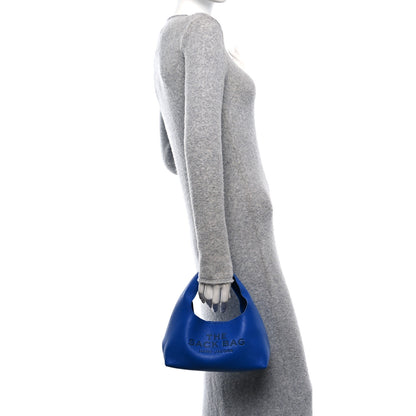 Marc Jacobs Grained Calfskin Mini The Sack Bag Cobalt 2 of 11