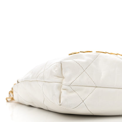Chanel Shiny Calfskin Quilted Mini Chanel 22 White 9 of 11