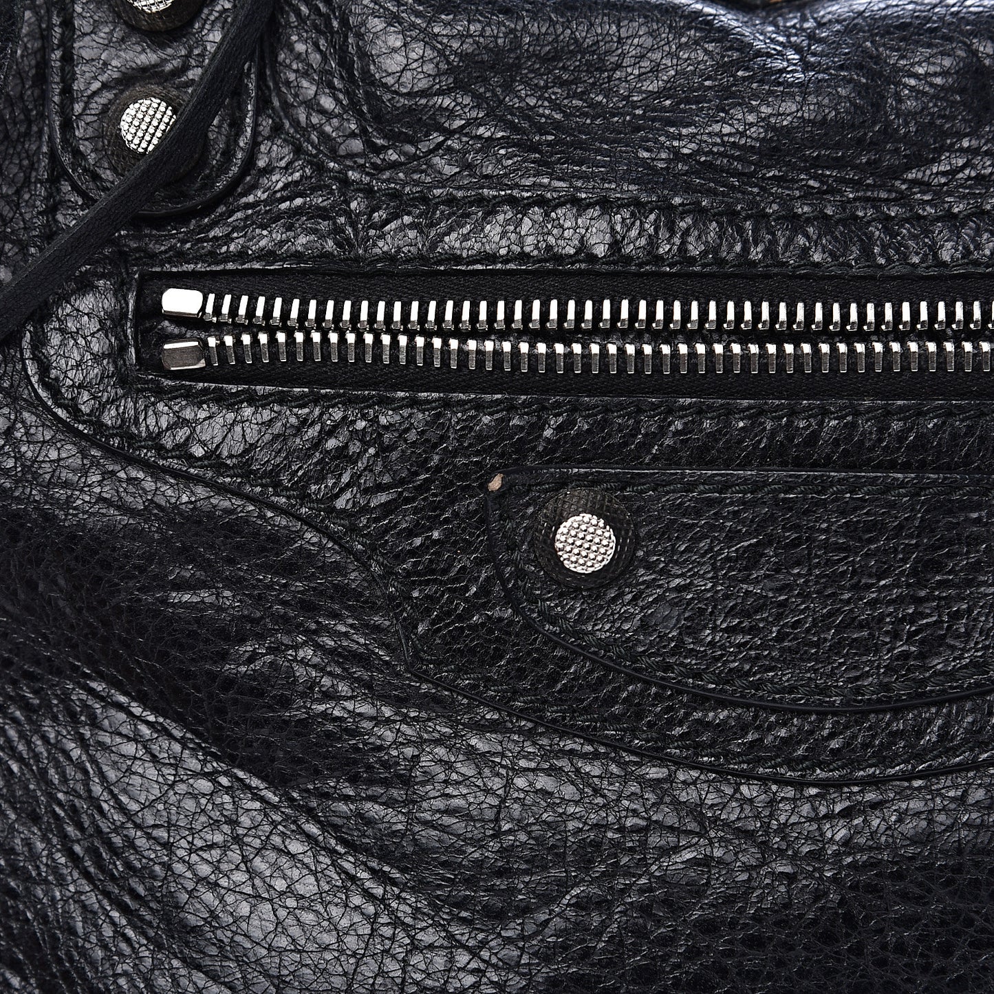 Agneau Giant 12 Silver Hardware City Black