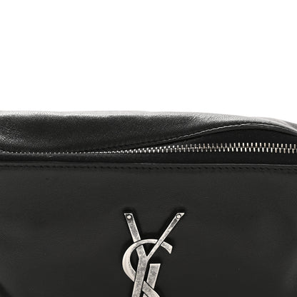 Saint Laurent Calfskin Monogram Belt Bag Black 8 of 12