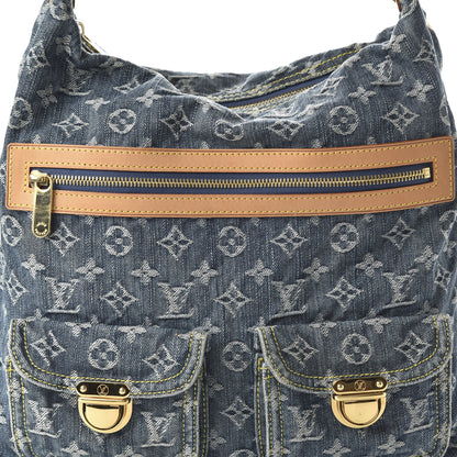 Louis Vuitton Denim Baggy GM Blue 9 of 9