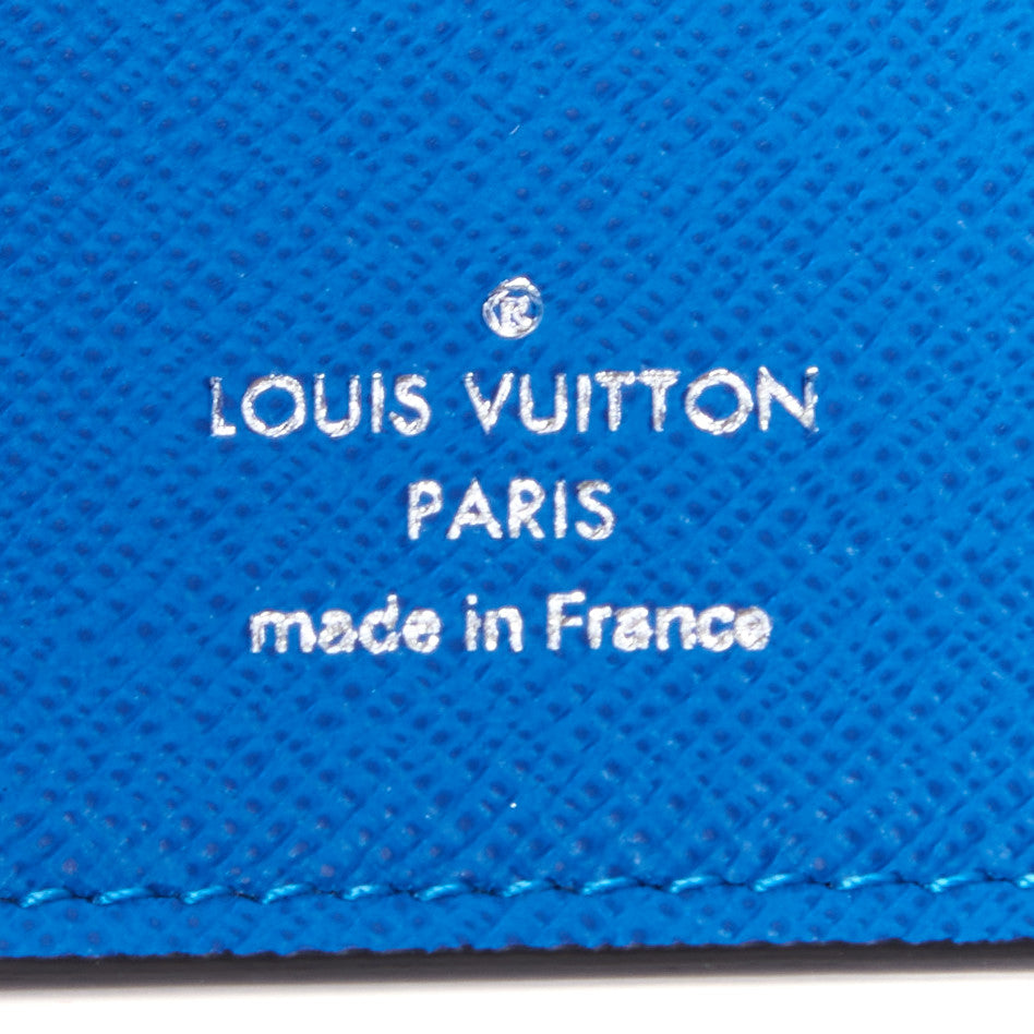 Louis Vuitton Taiga Pocket Organizer Black Blue 7 of 7