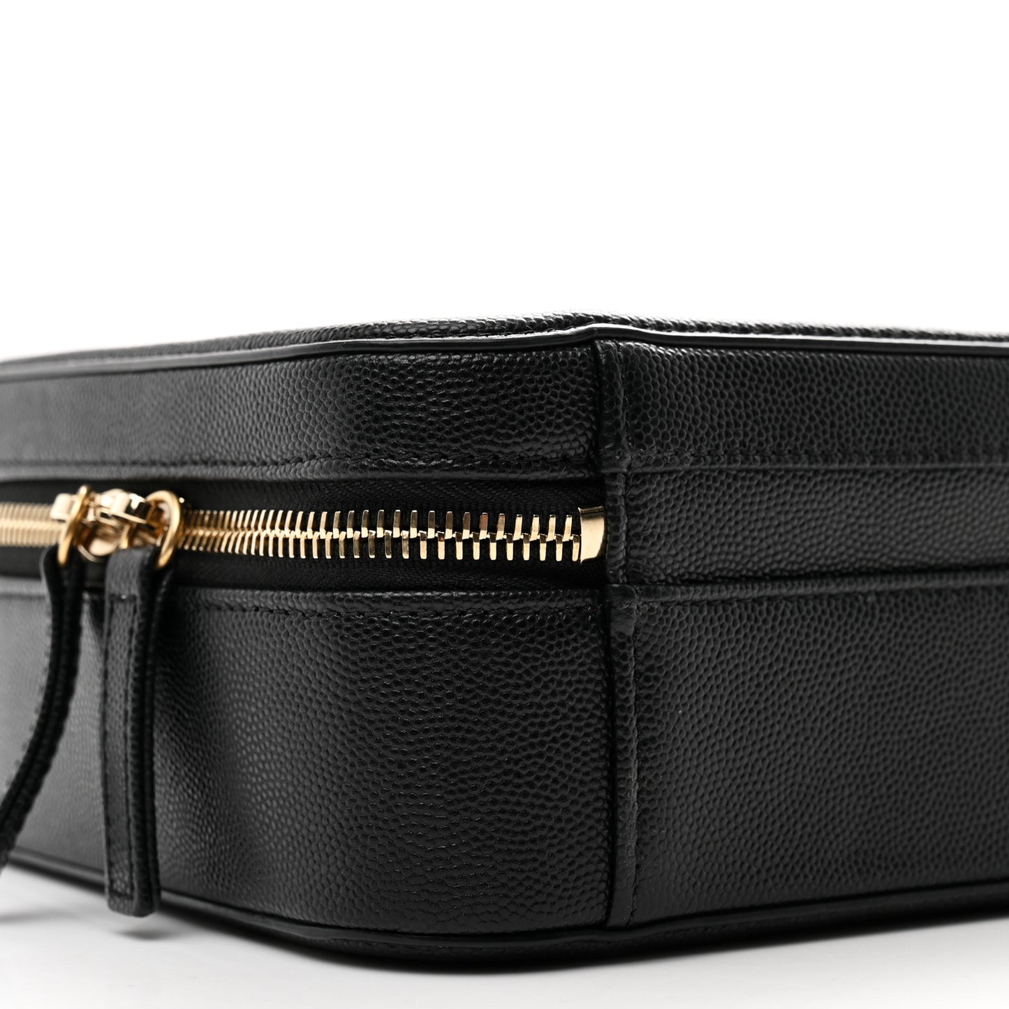 Caviar Quilted Medium CC Filigree Vanity Case Black