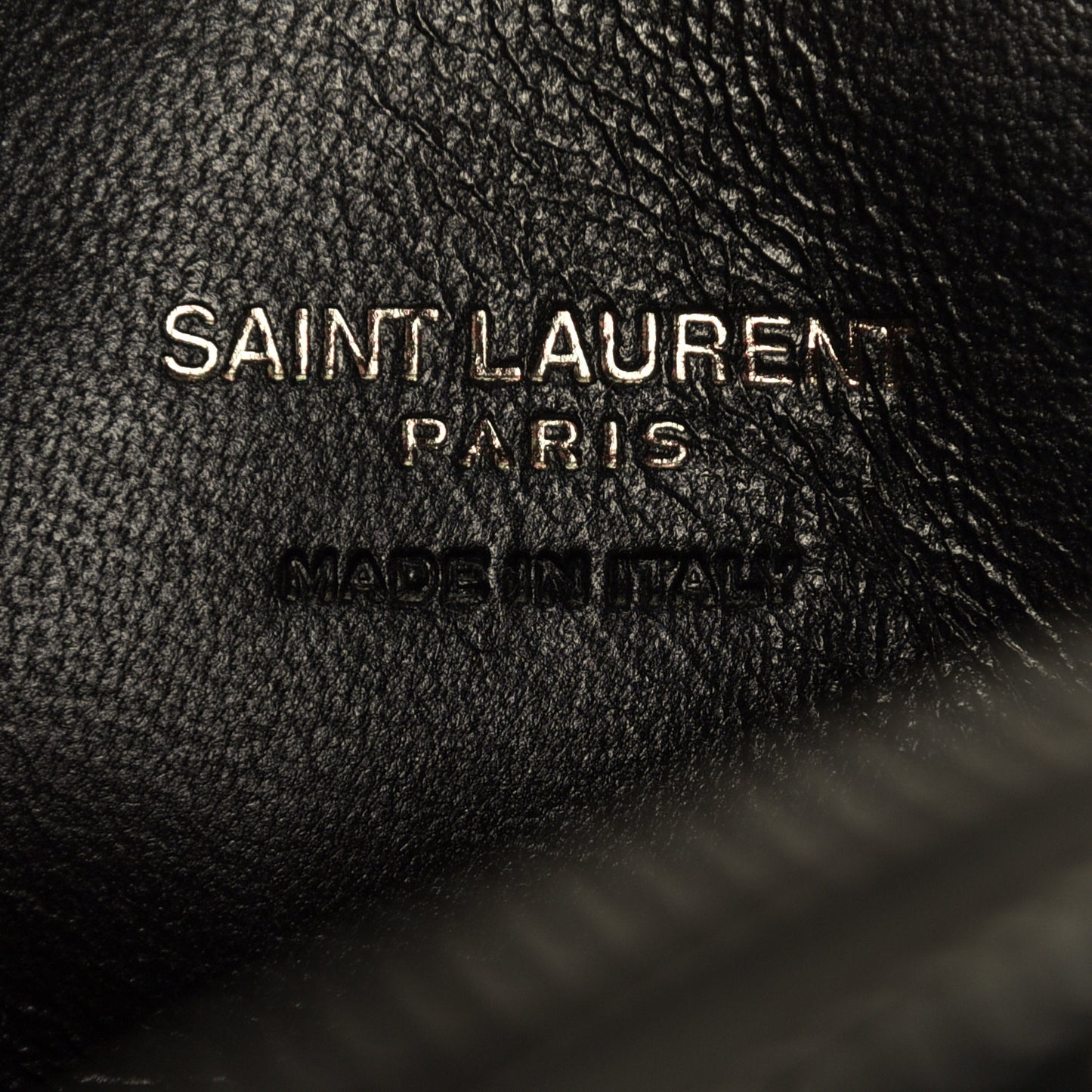 Patent Calfskin Matelasse Monogram Mini Lou Camera Bag Black