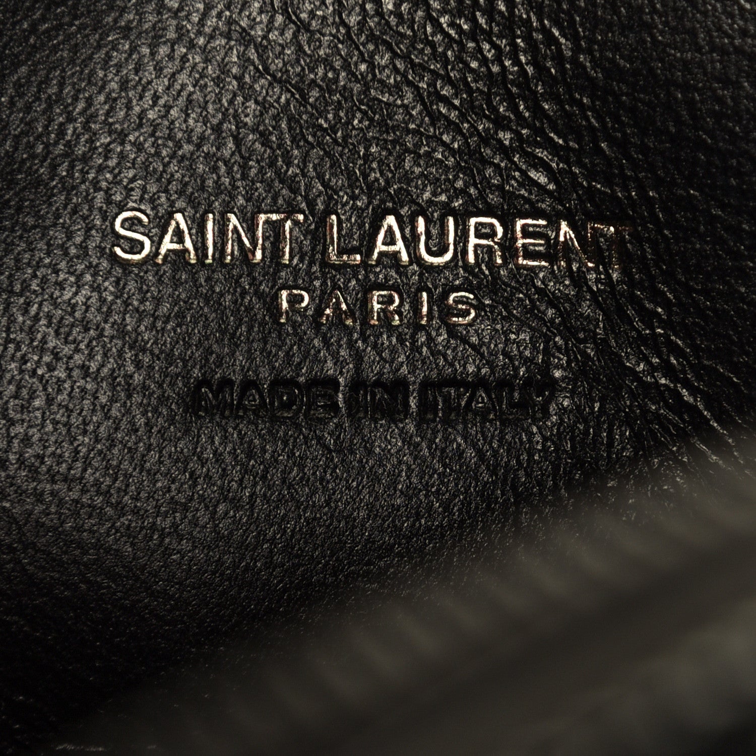 Saint Laurent Patent Calfskin Matelasse Monogram Mini Lou Camera Bag Black 8 of 15