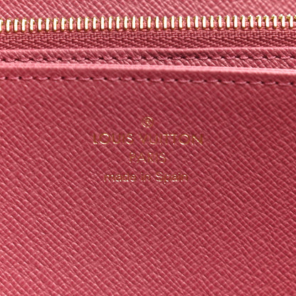 Louis Vuitton Denim Monogram Jacquard Zippy Wallet Pink 6 of 6
