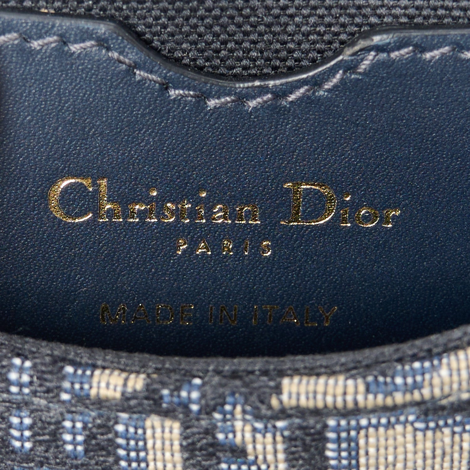Christian Dior Oblique Small Bobby Flap Blue 6 of 10