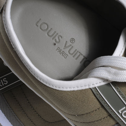 Louis Vuitton Canvas Cosmos Sneakers 7 Olive 6 of 7